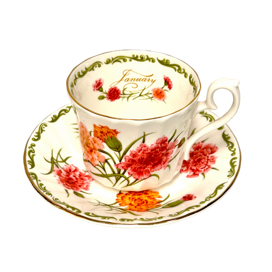 Tazza da collezione "January" - Royal Kendal - Fine Bone China - Made in England