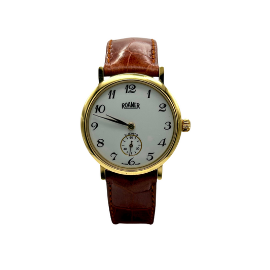 Roamer Uomo Bianco con cinturino in Pelle 500408
