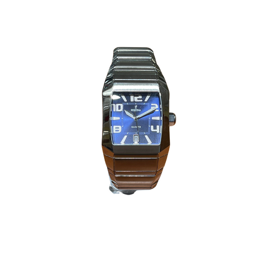Festina Uomo Solo Tempo Blu con Cinturino in Acciaio F16130/B