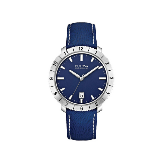 Bulova Donna Accutron II Blu con Cinturino Blu 96B204