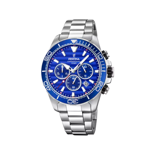 Festina Uomo Prestige Blu con Cinturino in Acciaio F20361/2