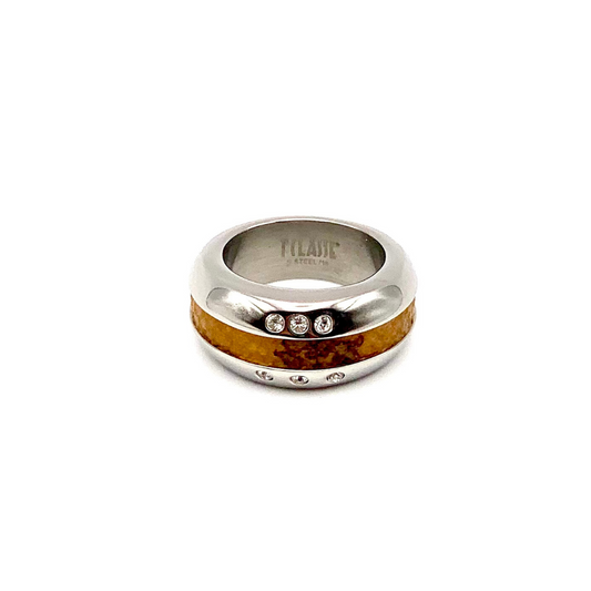 Alviero Martini Anello Donna con Swarovski e mappa prima classe - JPC 800/67