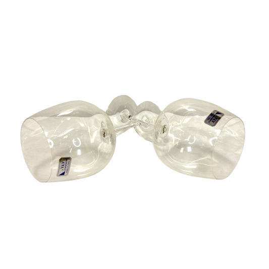 2 coppe per vino in cristallo made in Italy - rif. 02084