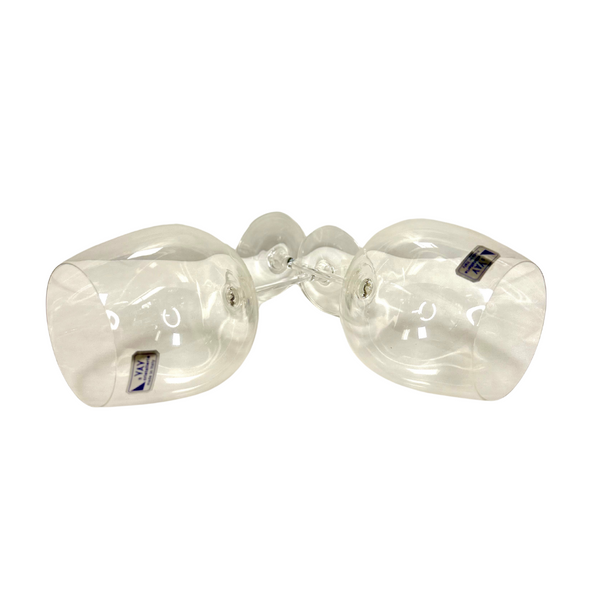 2 coppe per vino in cristallo made in Italy - rif. 02084