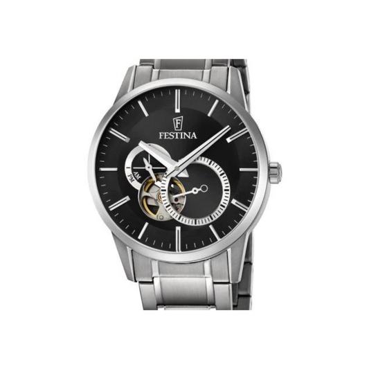 Festina Uomo Automatico Nero con Cinturino in Acciaio F6845/4