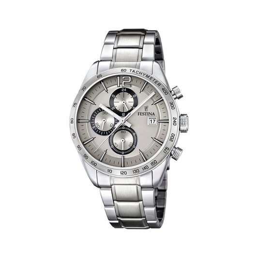 Festina Uomo Cronografo Argento con Cinturino in Acciaio F16759/2