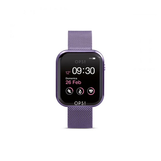 Ops! Smartwatch unisex con maglia milano lilla - OPSSW-18