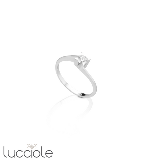 Anello Lucciole Solitario Rif. ANS163014 - SI+