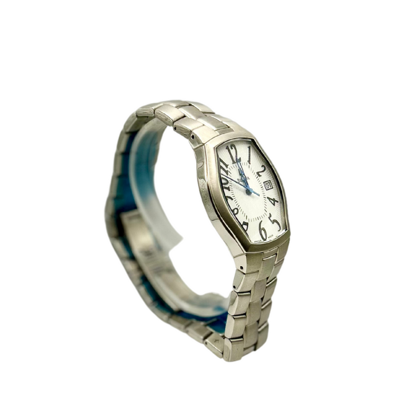 Bulova Uomo Bianco con Cinturino in Acciaio 63B44