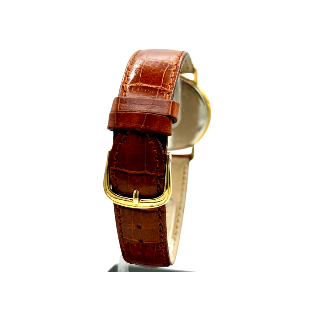 Roamer Uomo quarzo Blu con cinturino in pelle marrone 500957