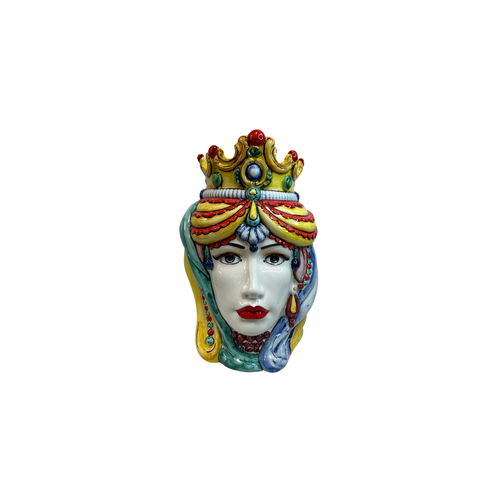 Testa di Moro Donna - Ceramica di Caltagirone