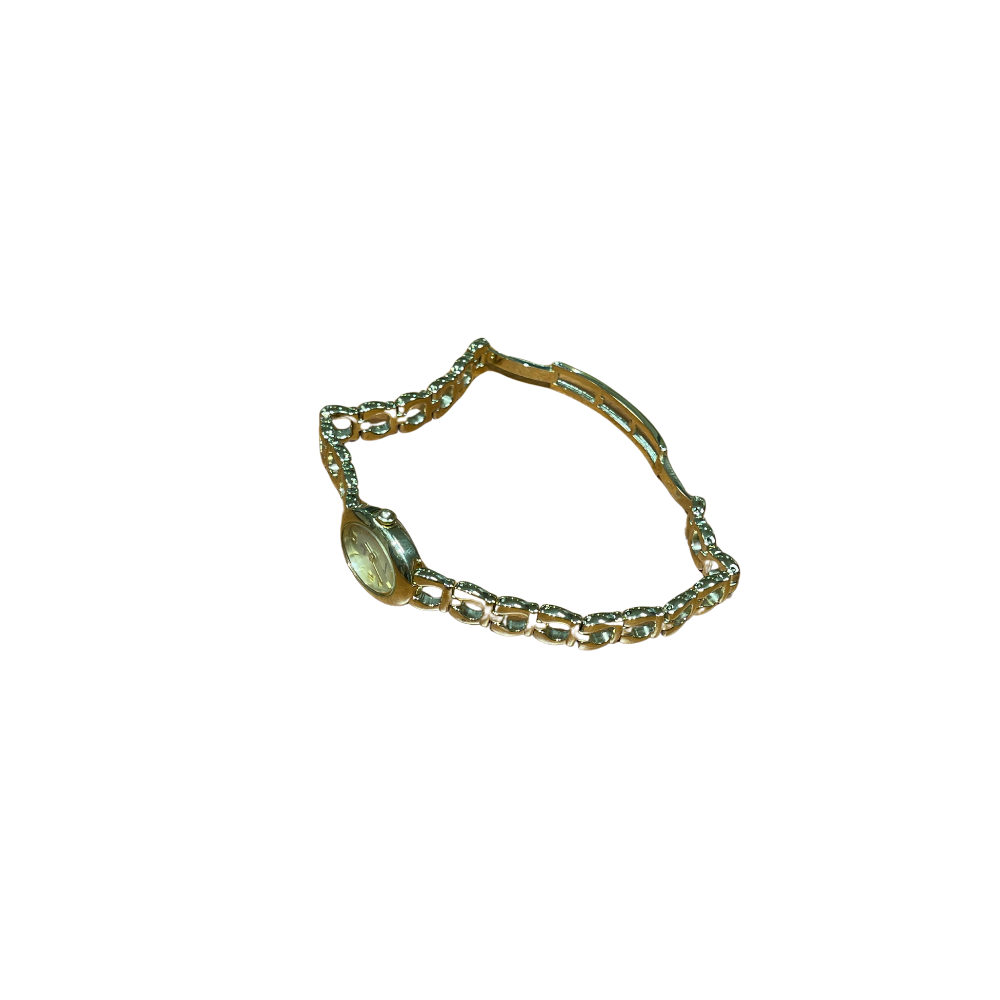 Festina Donna Solo Tempo Bianco con Cinturino in Acciaio Placcato in Oro F16161/2