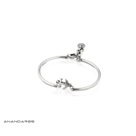 Bracciale Ananda925 con ancora Rif. A-BR214N