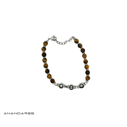 Bracciale Ananda925 con simboli marini Rif. AS-JBRU1221MR