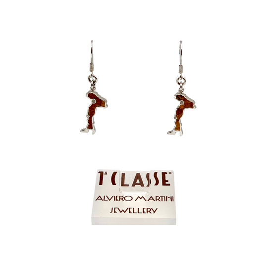 Alviero Martini Orecchini Donna con stivale Italia e logo geo alviero martini  - JPC 900/42
