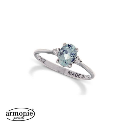 Anello Donna Armonie Gioielli con acquamarina AN2206AM