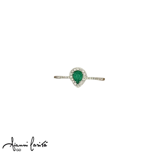 Anello Donna Gianni Carità Smeraldo Rif. FA2144/OBS