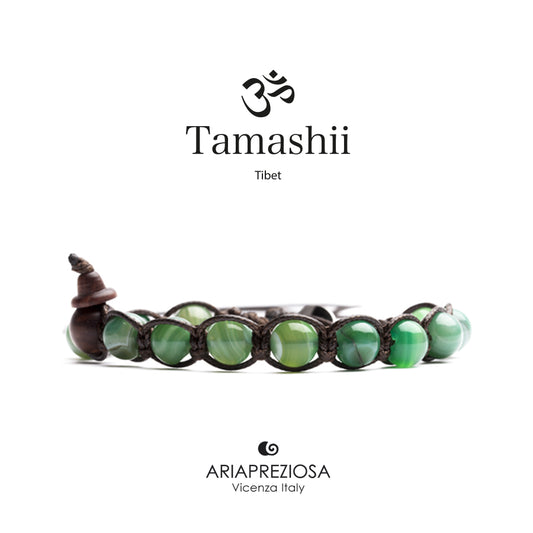 Tamashii unisex Agata Verde Striata