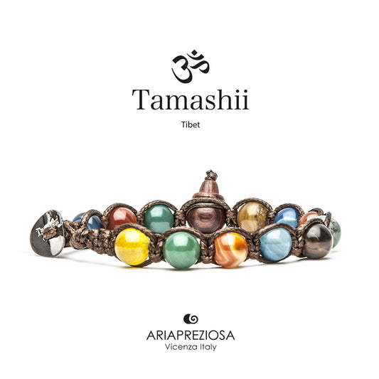 Tamashii unisex Agata Striata mix color