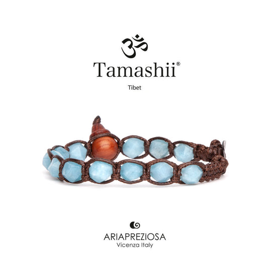 Tamashii unisex Diamond Cut Agata Ocean