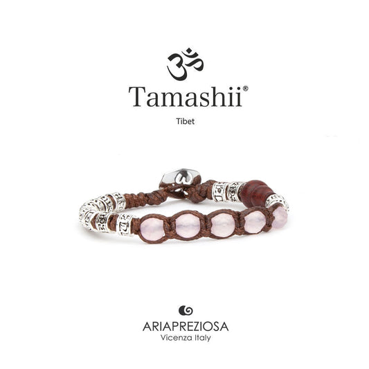 Tamashii unisex Ruota Preghiera Quarzo Rosa