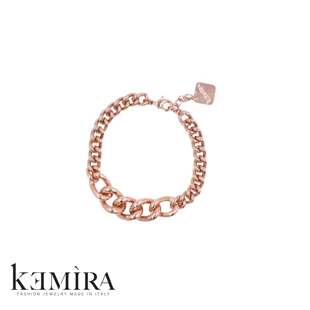 Bracciale Donna Kemira in galvanica rodio e rosè. Rif. KDB26/3