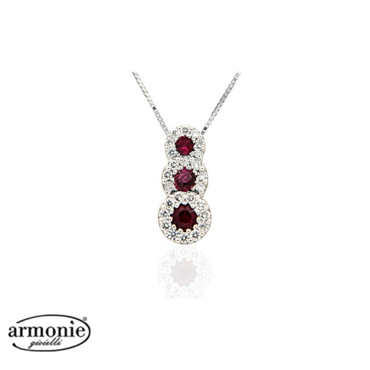 Collana Donna Armonie Gioielli con rubini CL2751R