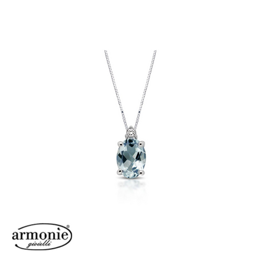 Collana Donna Armonie Gioielli con acquamarina CL2825AM