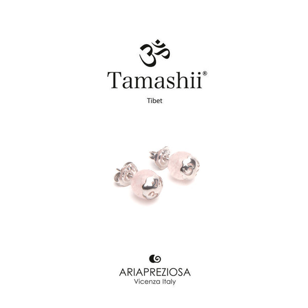 Tamashii Orecchini Sphere Quarzo rosa