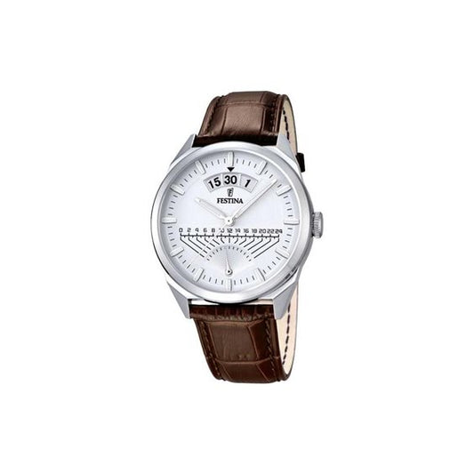 Festina Uomo Argento con Cinturino in Pelle F16873/1