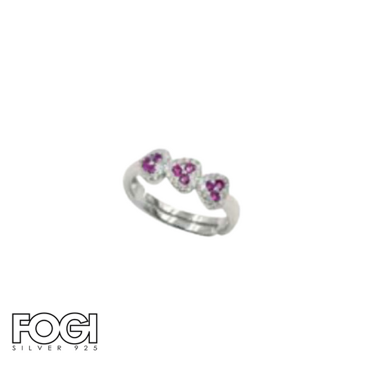 Anello Donna Fogi Silver 925 Collezione Dreaming Love Rif. BDA29/1/3C/16
