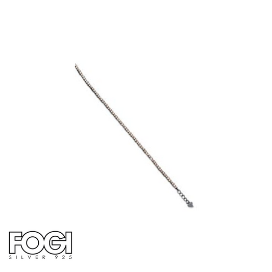 Bracciale Donna Fogi Silver 925 tennis color ambra Rif. BDB1/4/5