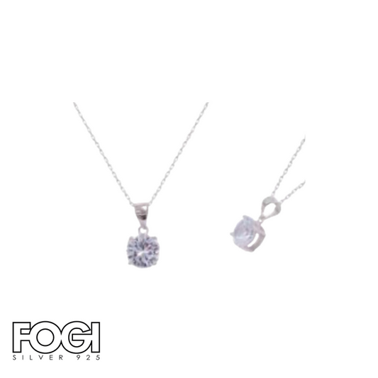 Collana Donna Fogi Silver 925 Collezione Shiny con pietre crystal Rif. BDC132/1/1C