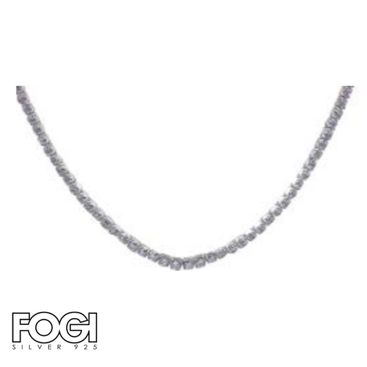 Collana Donna Fogi Silver 925 con pietre crystal Rif. BDC14/1/1C
