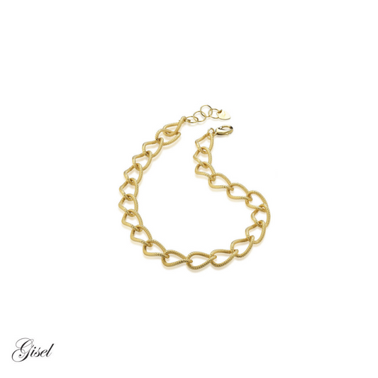 Collana Gisel con catene in bronzo satinata Rif. G-LBCL1141