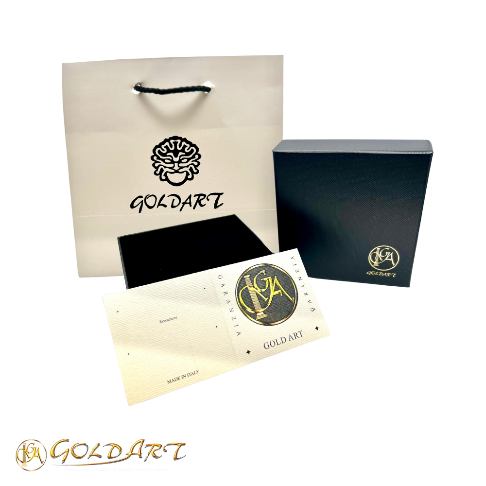 Bracciale Donna Gold’Art Tesoro con Maschere Apotropaiche - Rif. BR107-M