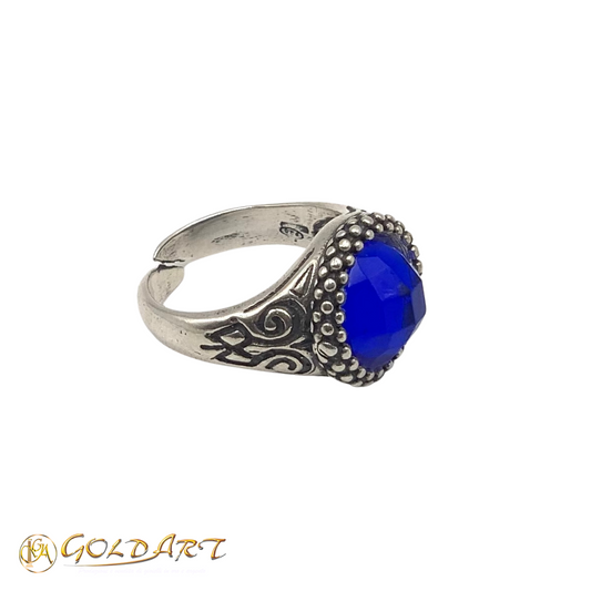 Anello Donna Gold’Art Tesoro di Hera in Quarzo Blu - Rif. AN028-B