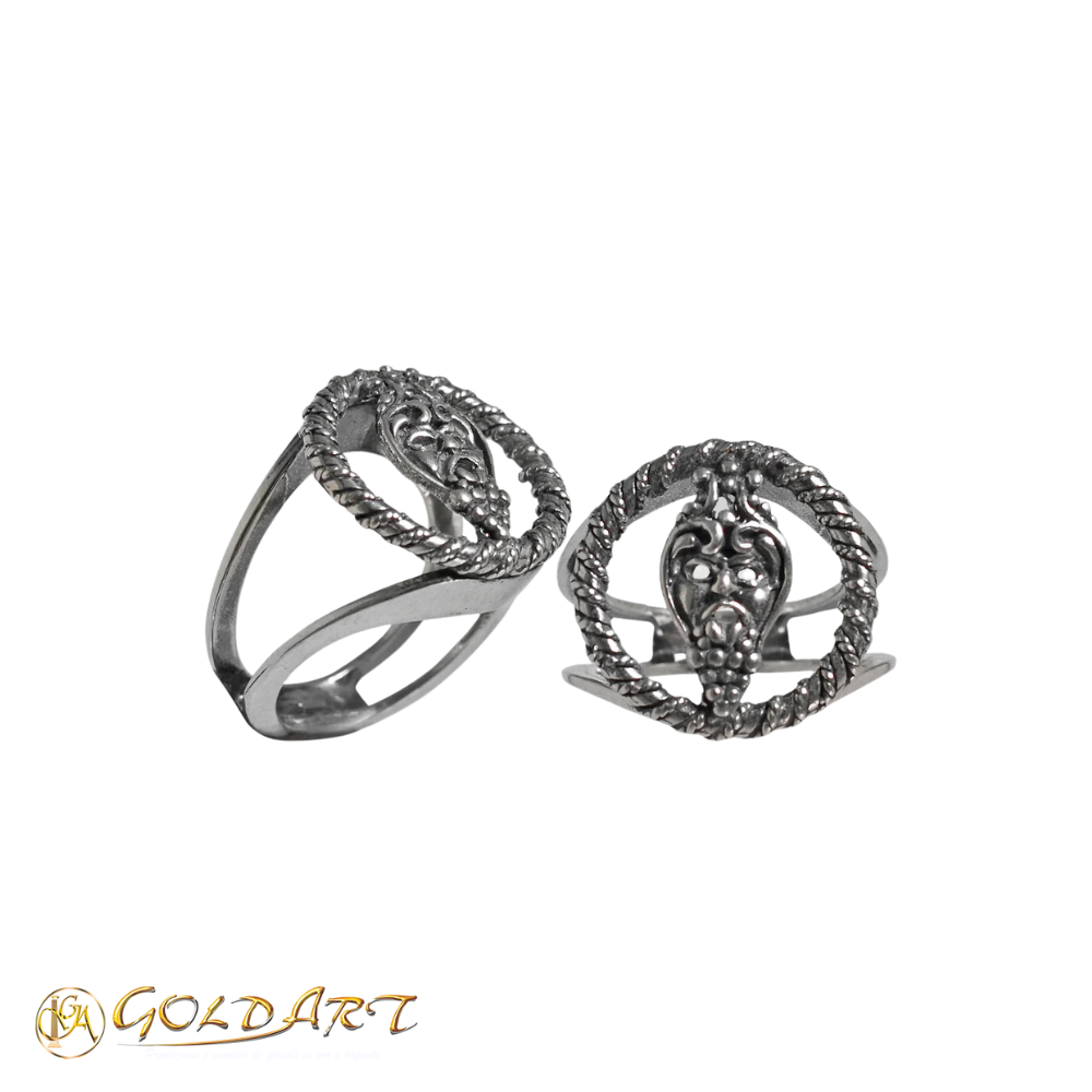 Anello Donna Gold’Art Tesoro di Hera con Maschera Apotropaica - Rif. AN038-M5