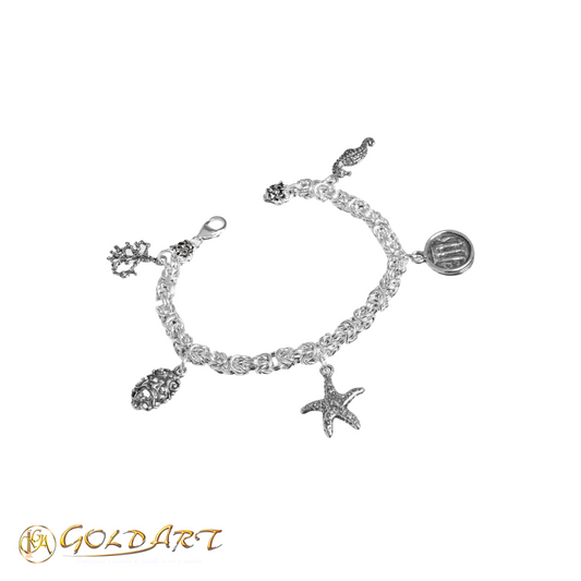 Bracciale Donna Gold’Art Tesoro con Charm in Argento - BR109