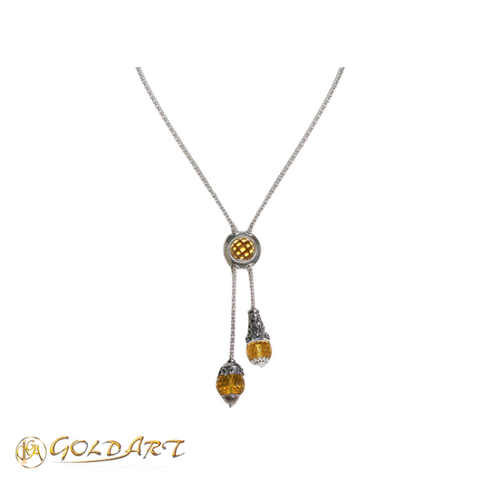 Collana Donna Gold’Art Tesoro di Hera in Quarzo Idrotermale - Rif. CL015M-G