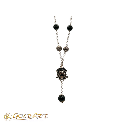 Collana Donna Gold’Art Tesoro di Hera in Agata nera - Rif. CL016M-O