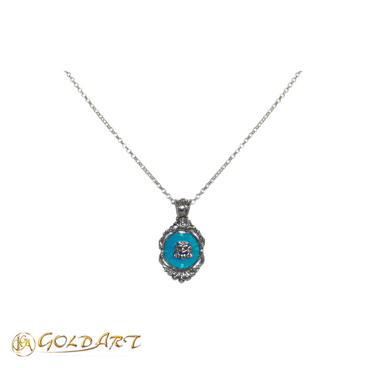Collana Donna Gold’Art Tesoro di Hera in Agata colorata - Rif. CN002M1B-R2A