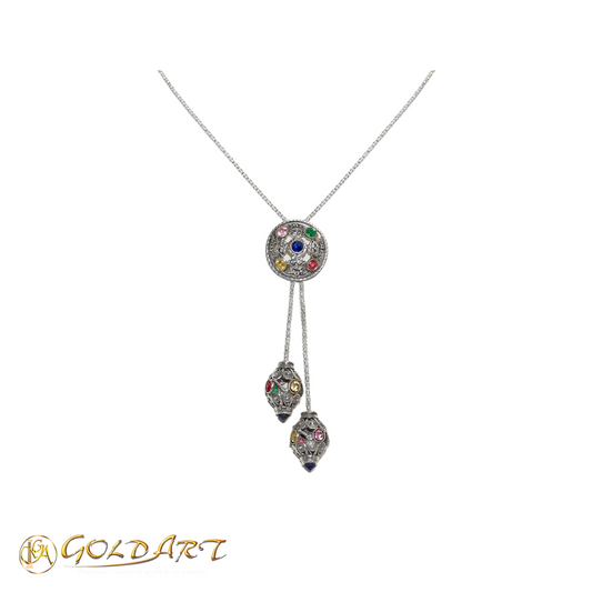 Collana Donna Gold’Art Tesoro di Hera in Quarzi colorati - Rif. CL012-PM