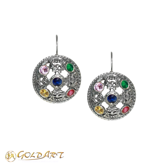 Orecchini Donna Gold’Art Tesoro di Hera in Quarzi colorati - Rif. OR020-PM