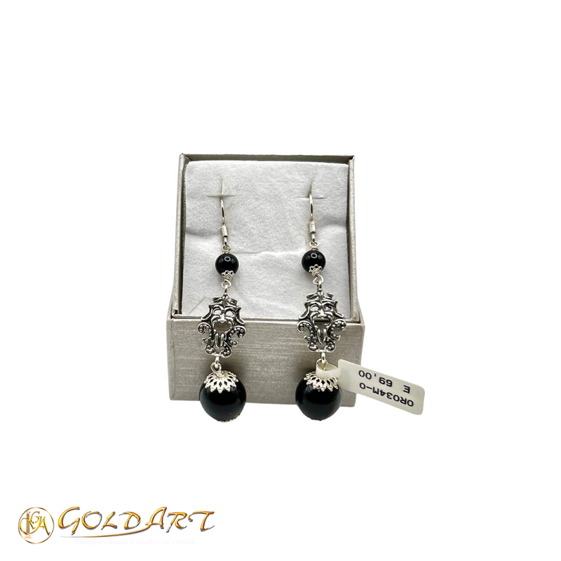 Orecchini Donna Gold’Art Tesoro di Hera con Maschera Apotropaica - Rif. OR034M-O