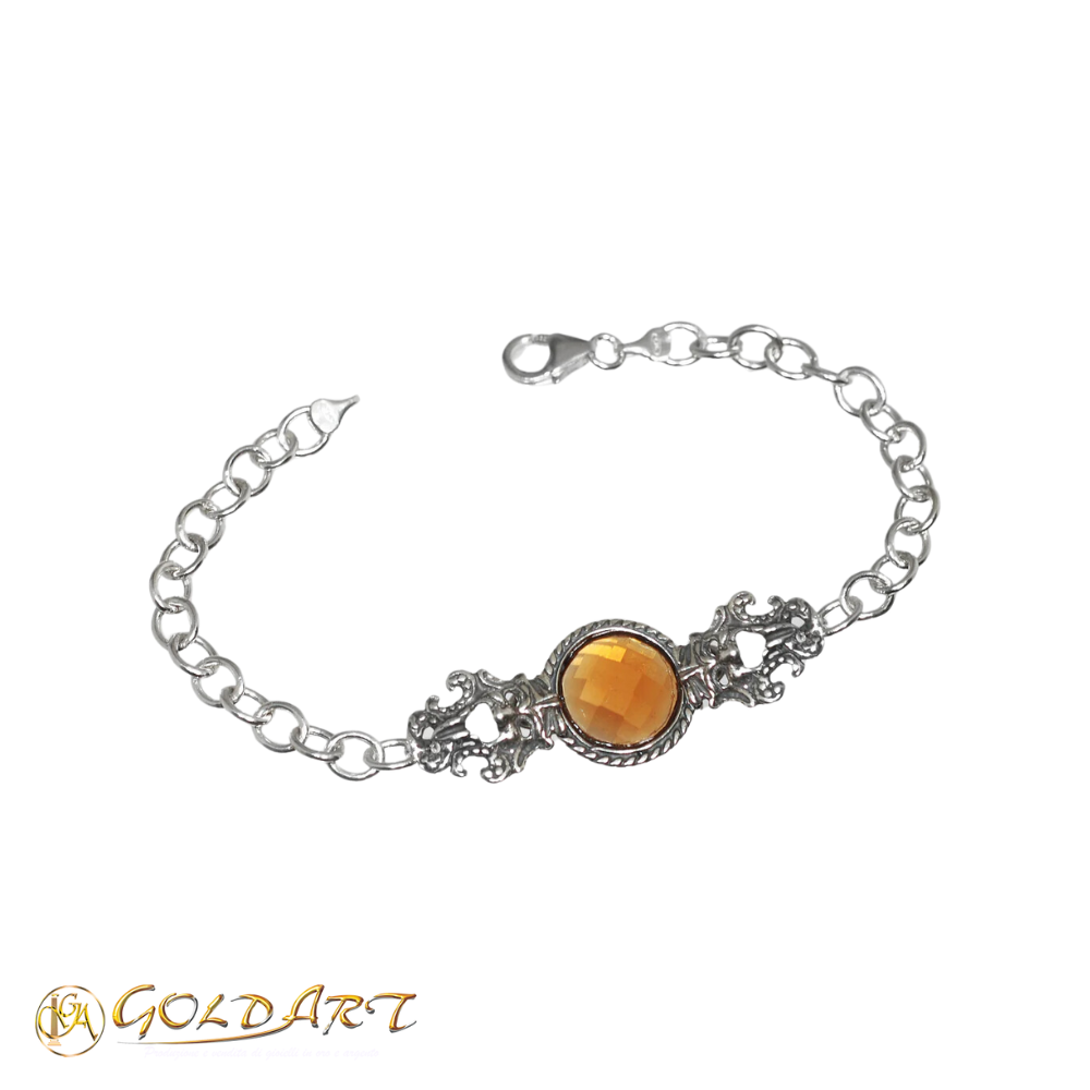 Bracciale Donna Gold’Art Tesoro in Quarzo Idrotermale - Rif. BR001 Multicolore