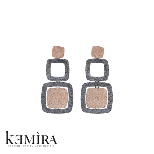 Orecchini Donna Kemira in galvanica brunita Rif. 435/34