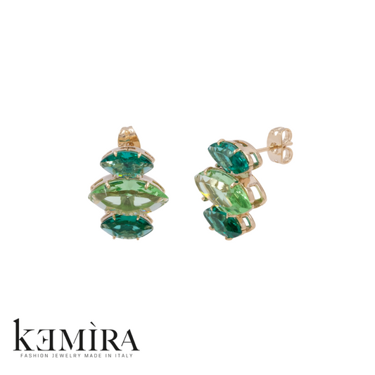 Orecchini Donna Kemira in galvanica blu Rif. KIO184/3/8