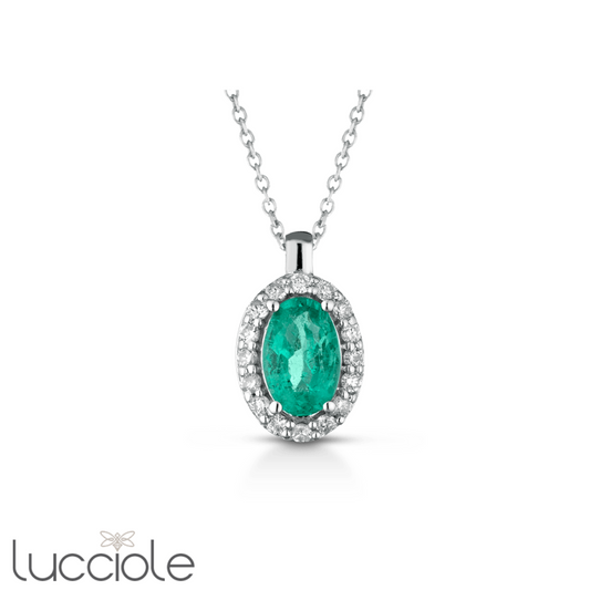 Collana Donna Lucciole Smeraldo Rif. CIOHARMONY/2S -SI+