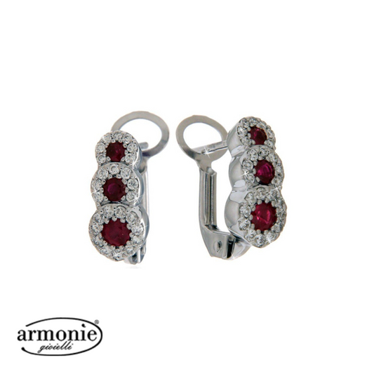 Orecchini Donna Armonie Gioielli con rubini BC2158R